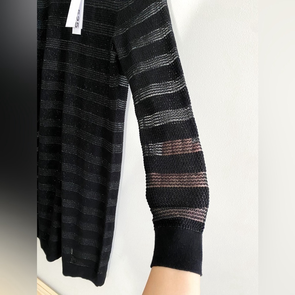 525 America | Sweater Dress | Black & Shimmer | Women’s Large - Picture 4 of 9